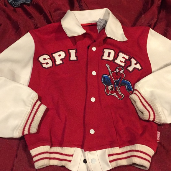 spider man letterman jacket